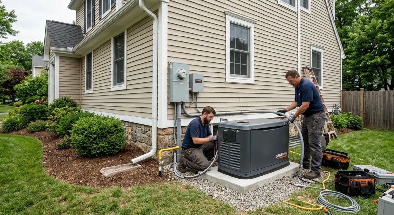 Backup Generator Installation in Conroe, TX